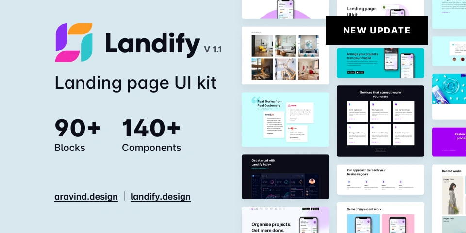 Landify – Landing Page UI Kit