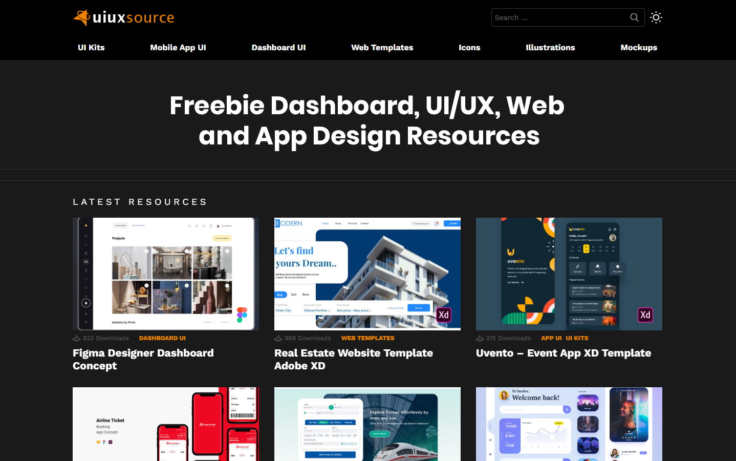 Dashboard UI - Page 3 of 3 - Free Figma, XD, Sketch UI Design File ...