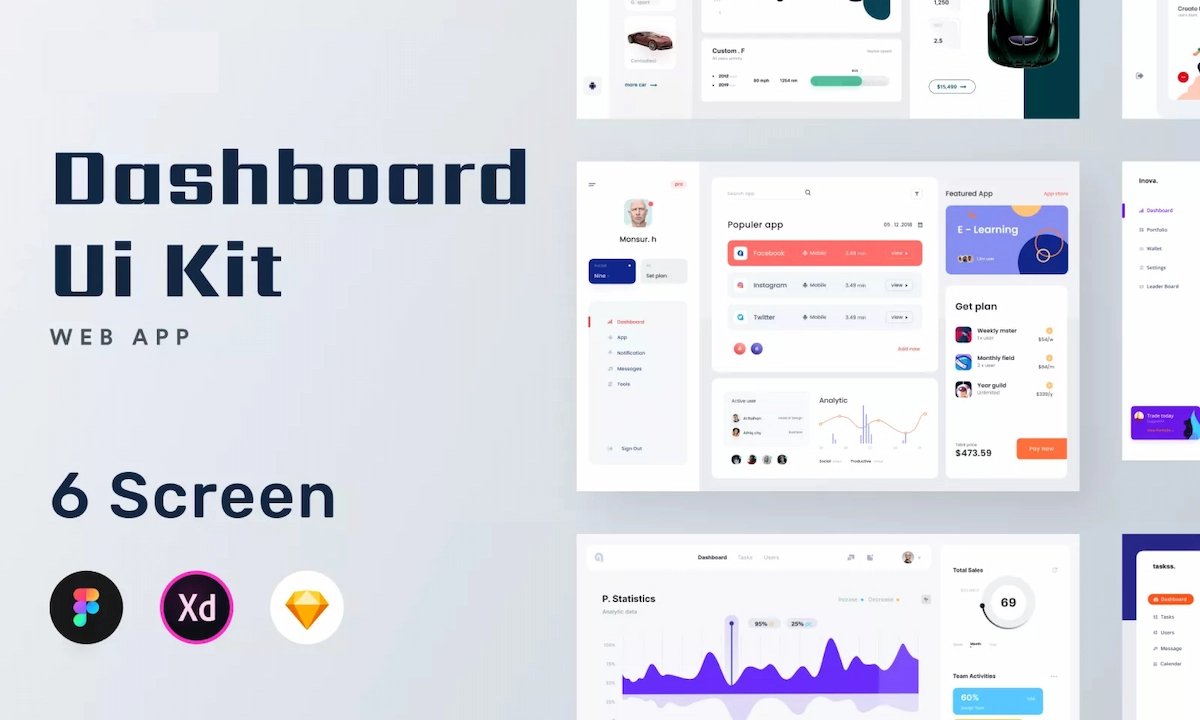 Dashboard UI kit