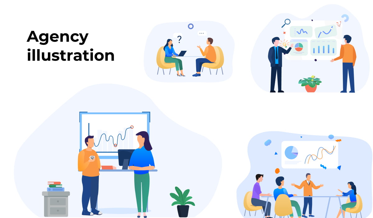 Agency illustration Figma
