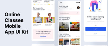 Online Classes Mobile App Ui Kit