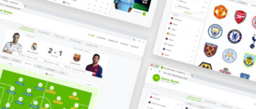 Soccer Scores Web UI Design