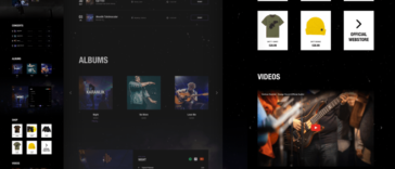 music-band-landing-page-demirel-grafik