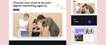 Agency Website UI Design Template